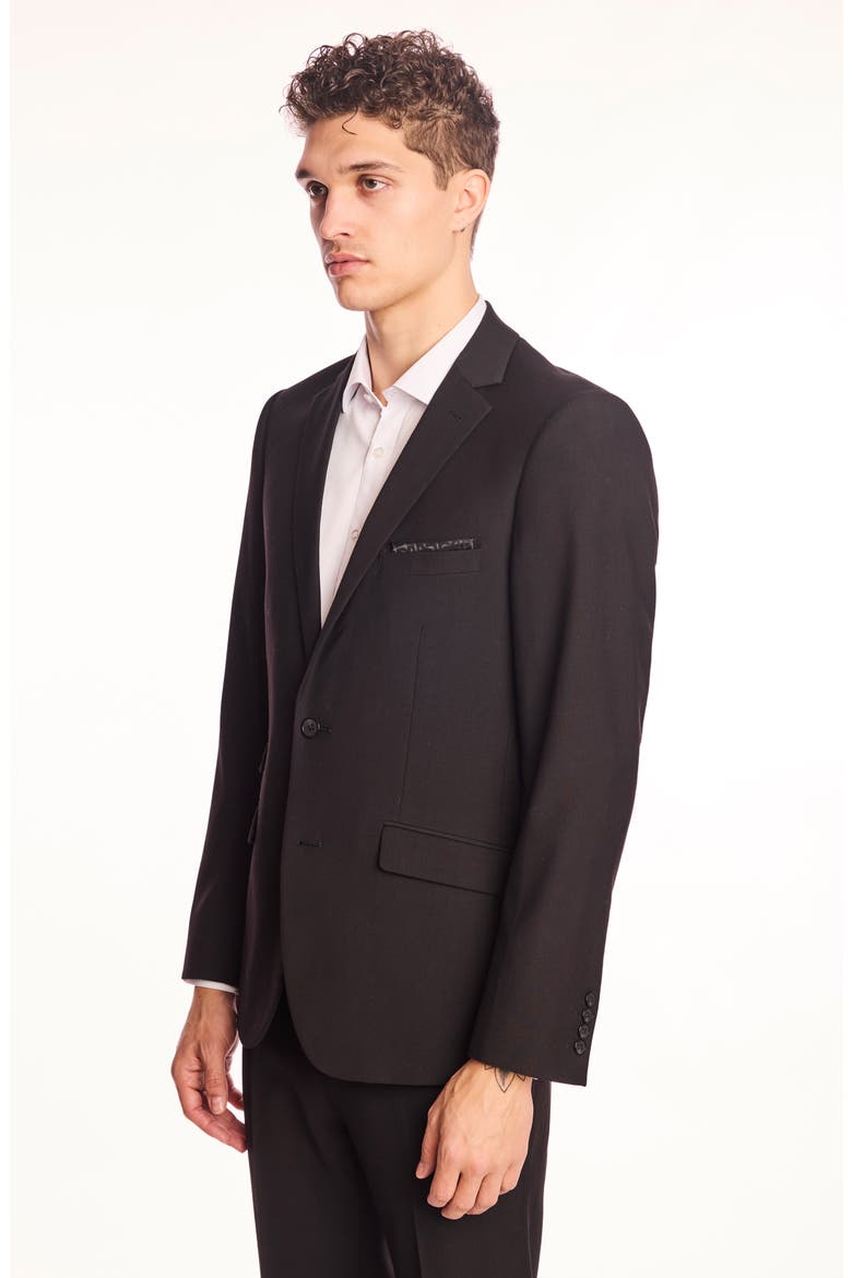 Dover Slim Fit Blazer, Alternate, color, BLACK TWILL