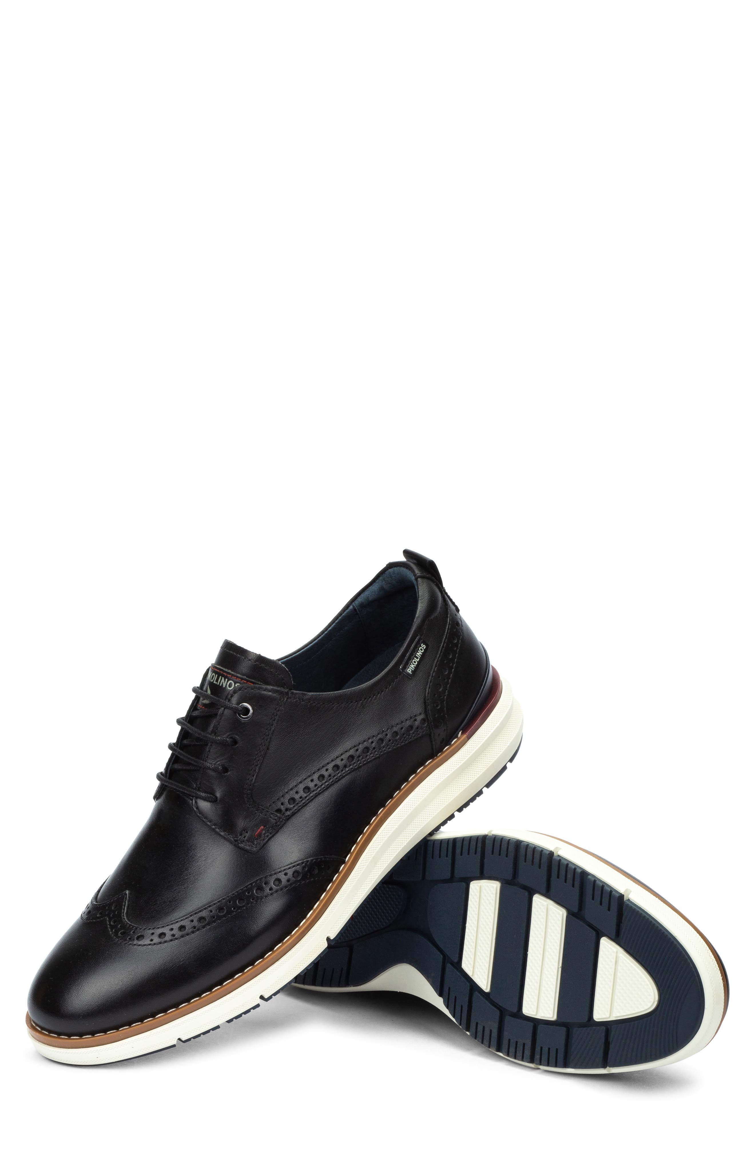 PIKOLINOS Manacor Wingtip Oxford, Alternate, color, Black