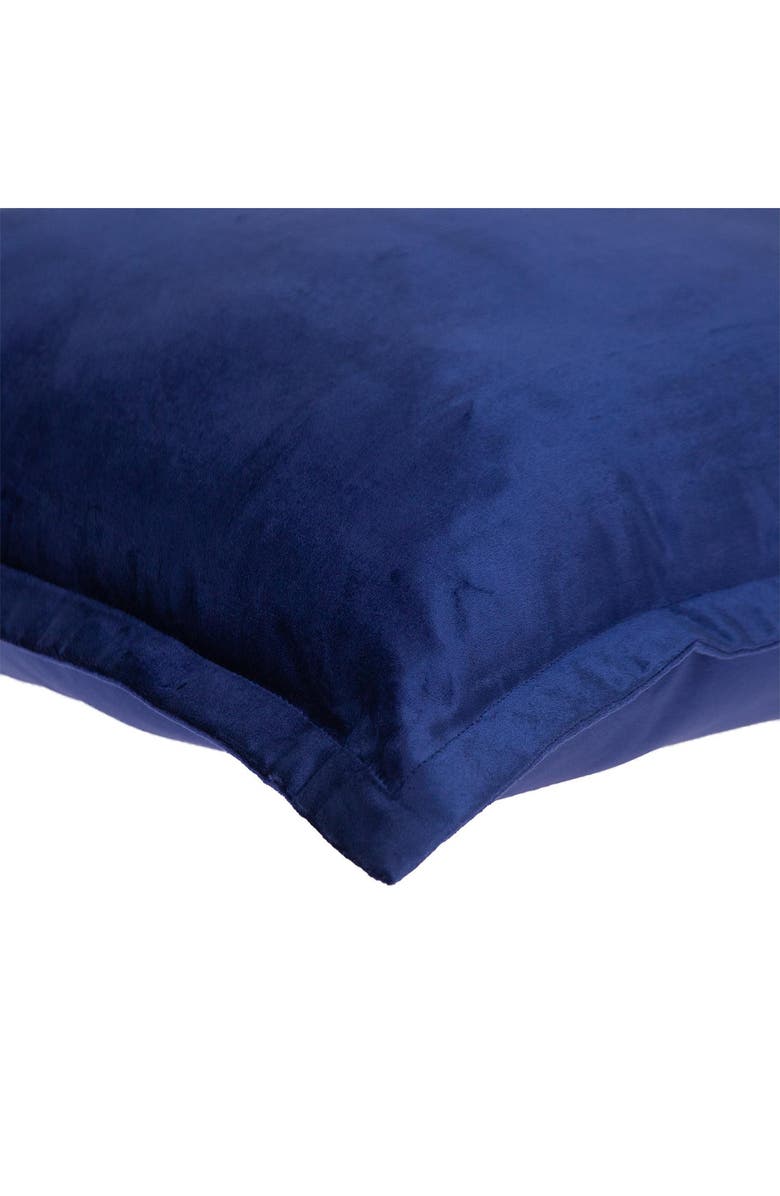 PARKLAND COLLECTION Agneta Transitional Blue Square Throw Pillow, Alternate, color,