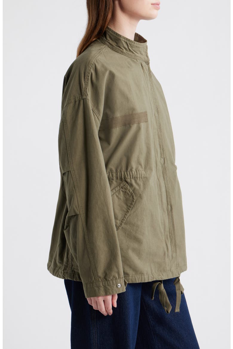Aventura Cotton Jacket, Alternate, color, KHAKI GREEN