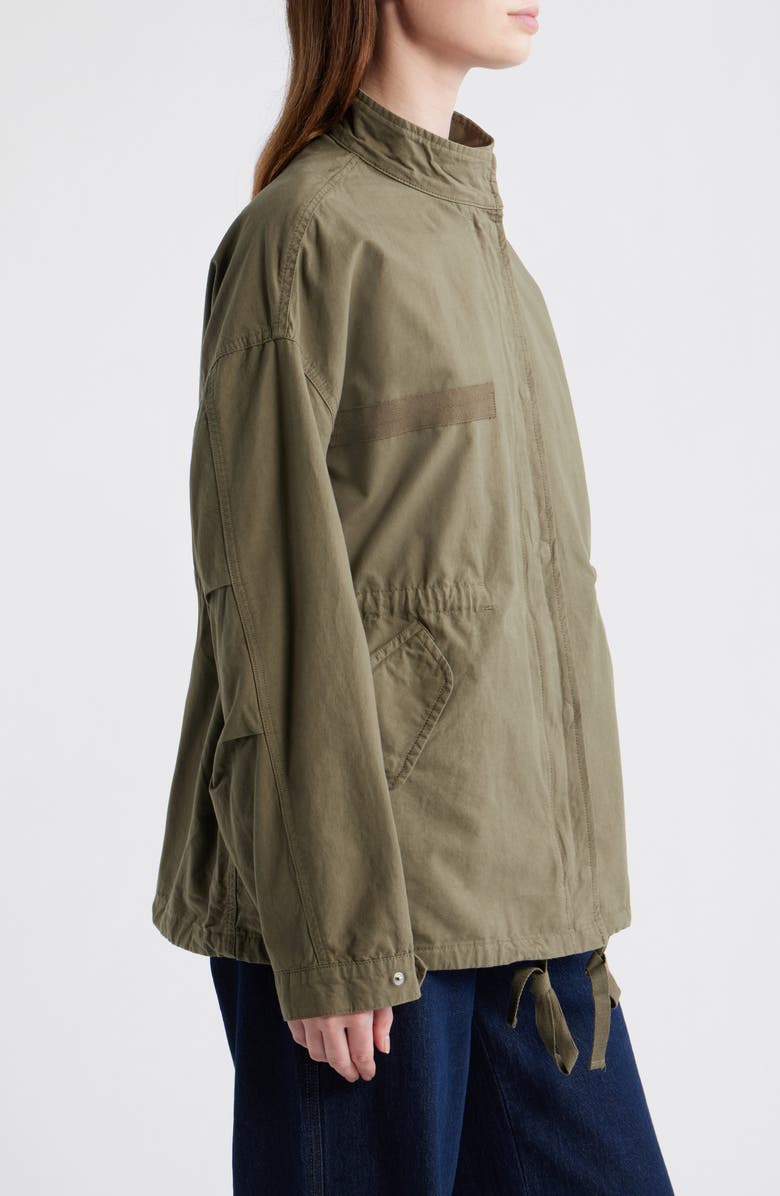MANGO Aventura Cotton Jacket, Alternate, color, Khaki Green
