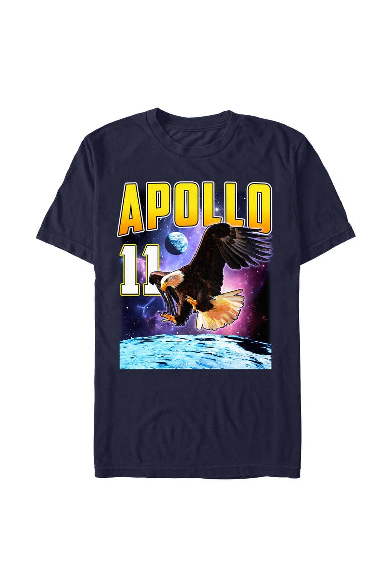 Men's NASA Eagle Apollo 11  Graphic T-Shirt, Main, color, Navy Blue