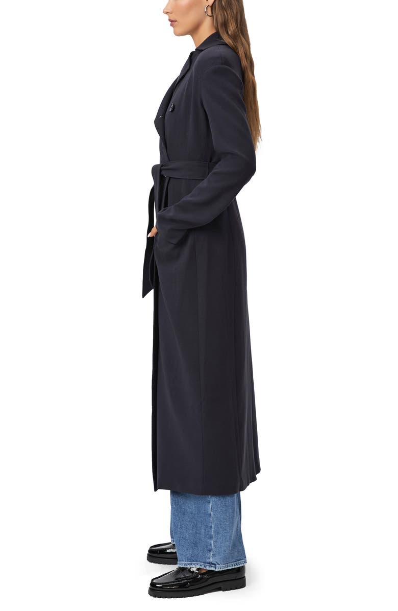 PAIGE Rouen Trench Coat, Alternate, color, Navy