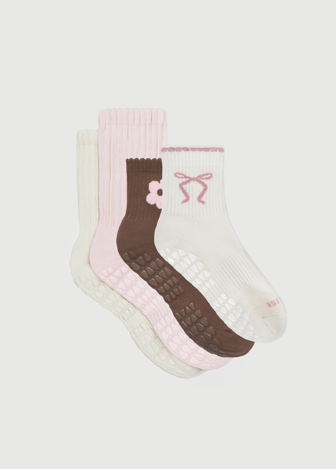 The Ballerine Set Grip Socks (Set of 4)