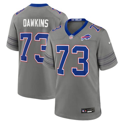 Men's Nike Dion Dawkins Gray Buffalo Bills Nickel City Game Jersey