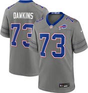 Nike Men's Nike Dion Dawkins Gray Buffalo Bills Nickel City Game Jersey