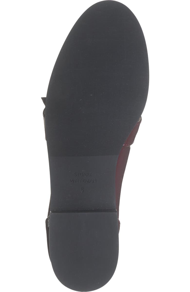 Stuart Weitzman Emma Bow Loafer, Alternate, color, Cabernet