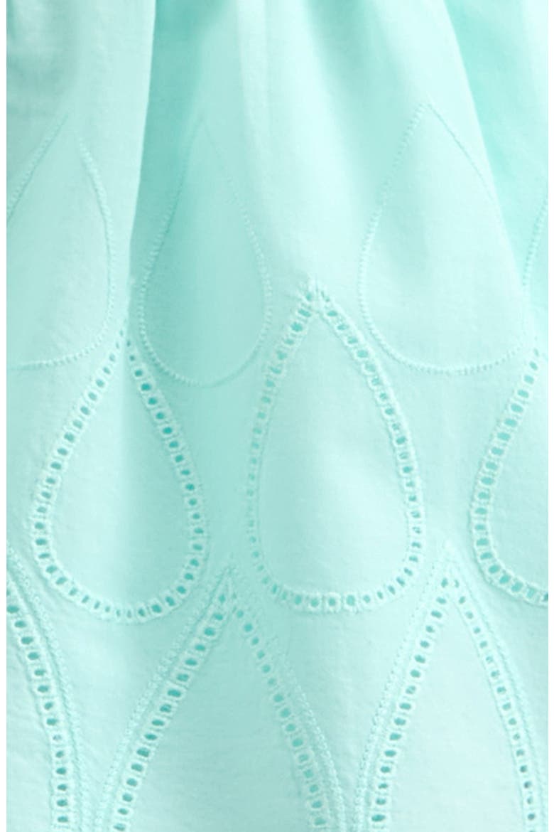 Scallop Skirted Bodysuit, Alternate, color, TEAL DELIGHT