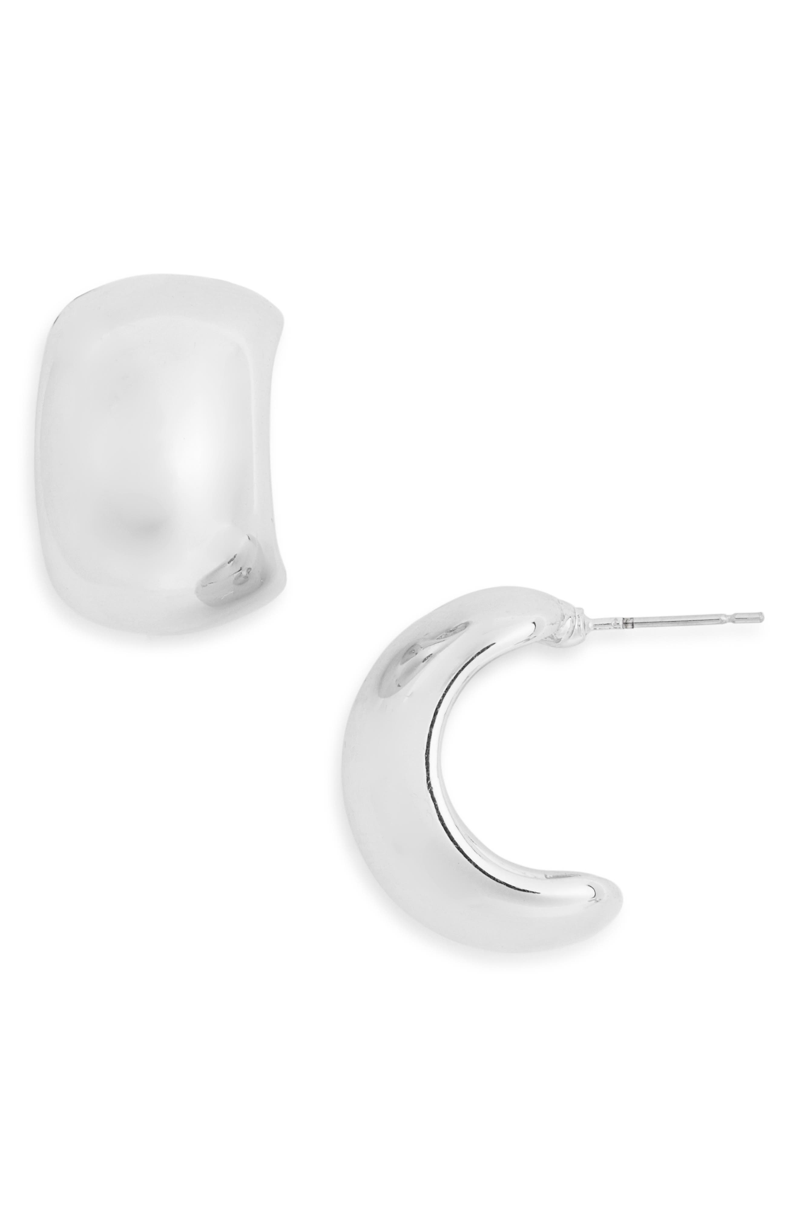 Cara Wide Hoop Earrings