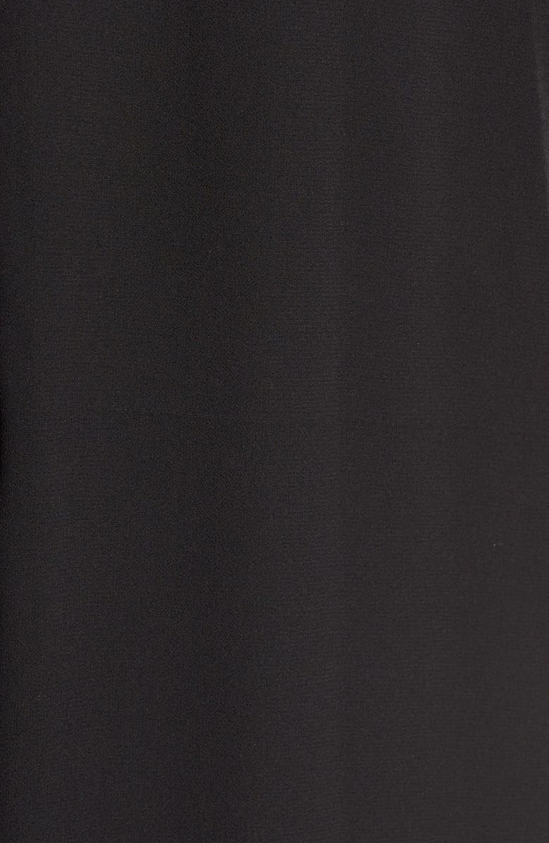 Maternal America Ruffle Chiffon High/Low Maternity Dress, Alternate, color,