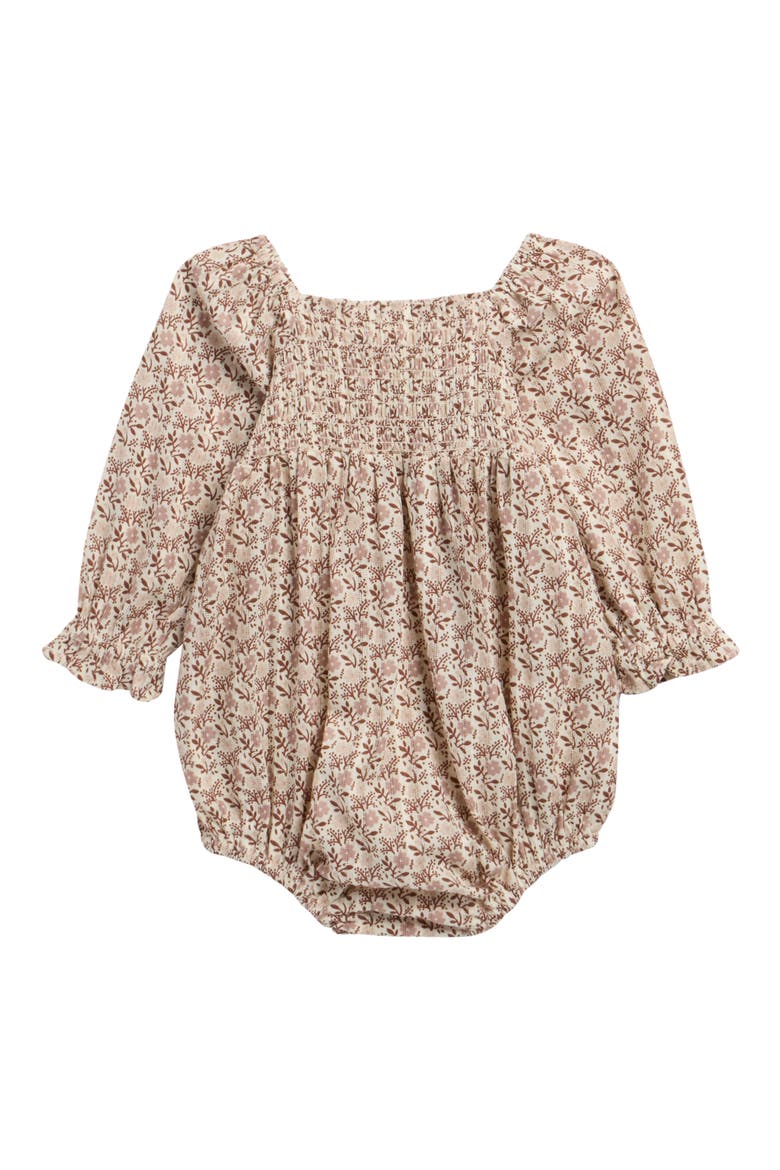Kids' Adelaide Smocked Romper, Alternate, color, NATURAL