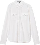 John Varvatos Arvon Knit Western Snap-Up Shirt