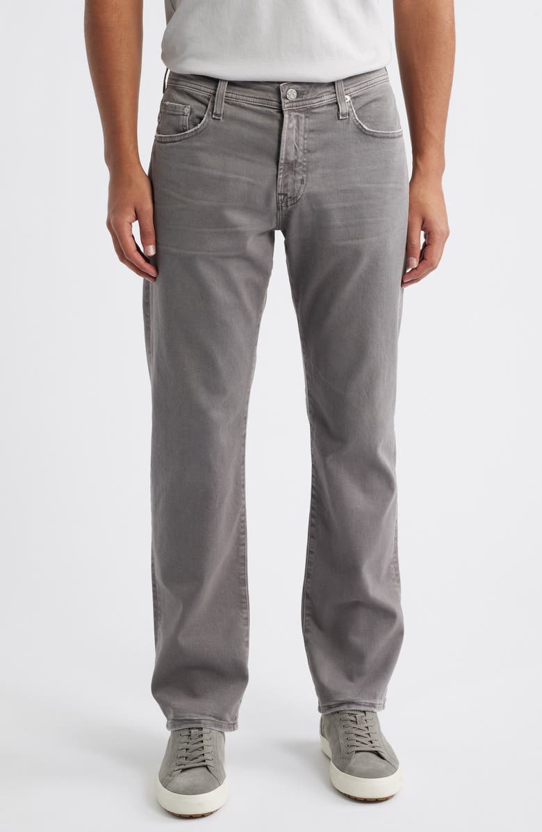 AG Protégé Straight Leg Jeans, Main, color, 7 Years Sulfur Graphite Iron