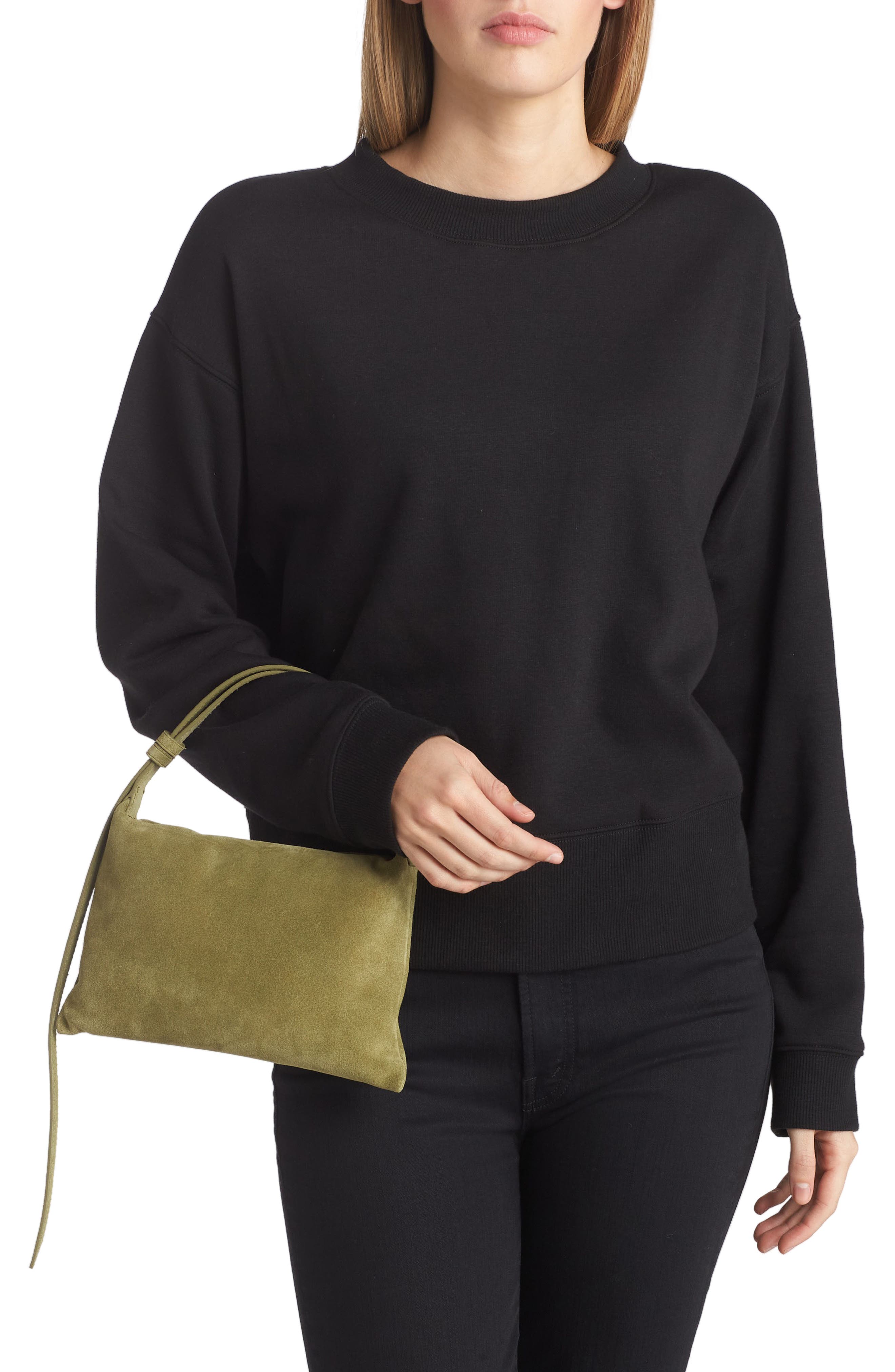 Simon Miller Mini Puffin Suede Bag, Alternate, color, 