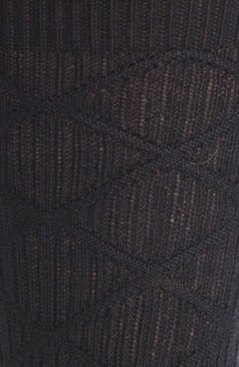 Canali Diamond Knit Wool Blend Dress Socks, Alternate, color, 