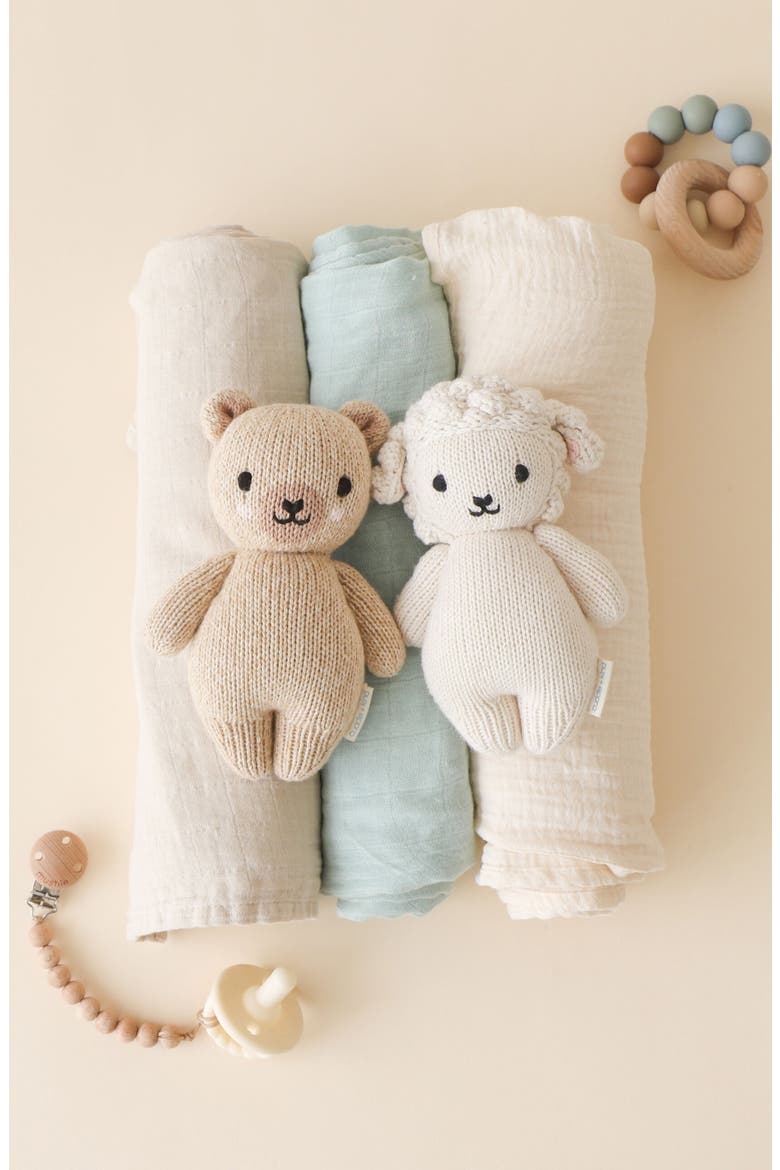 Baby Honey Bear Stuffed Animal, Alternate, color, BROWN