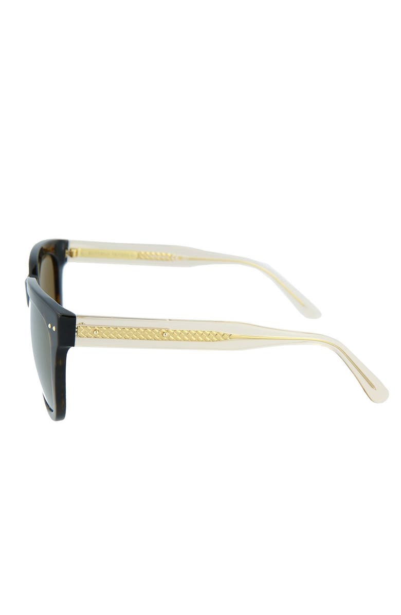 Bottega Veneta 56mm Square Sunglasses, Alternate, color, 