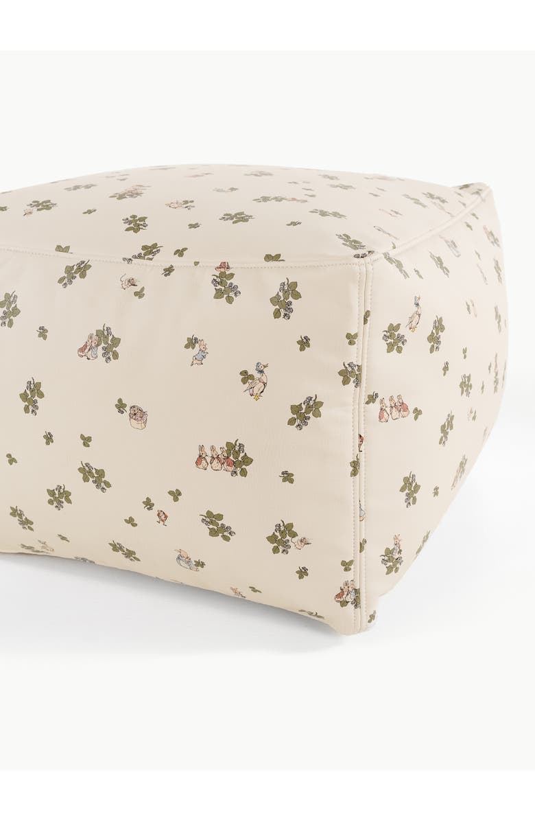 GATHRE x Beatrix Potter Square Pouf, Alternate, color, Peter Rabbit