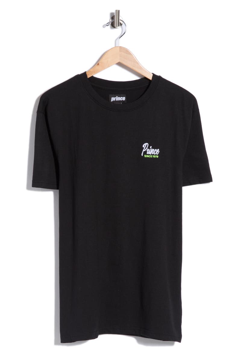 Logo Print Graphic T-Shirt, Alternate, color, BLACK