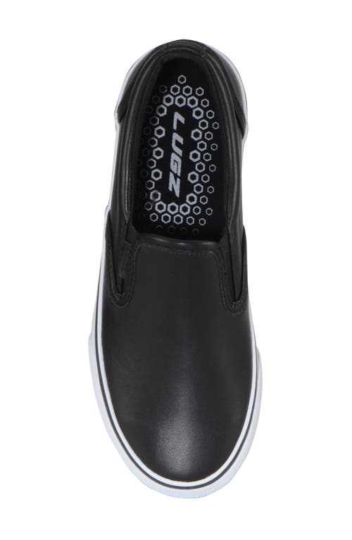 Lugz Clipper Slip-on Sneaker In Black/white