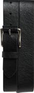 NORDSTROM RACK Roller Buckle Leather Belt