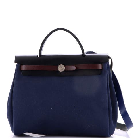 Herbag Zip Leather and Toile 31