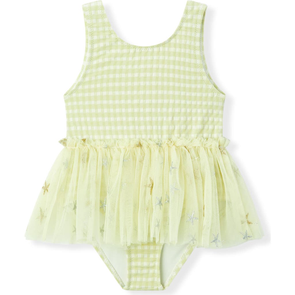 Milkbarn Ballet Skirt Swimsuit In Green