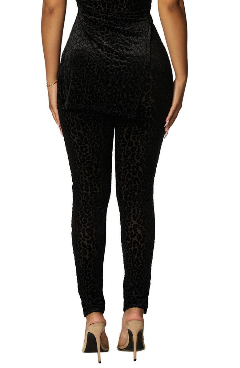 Naked Wardrobe Animal Print Leggings, Alternate, color, 