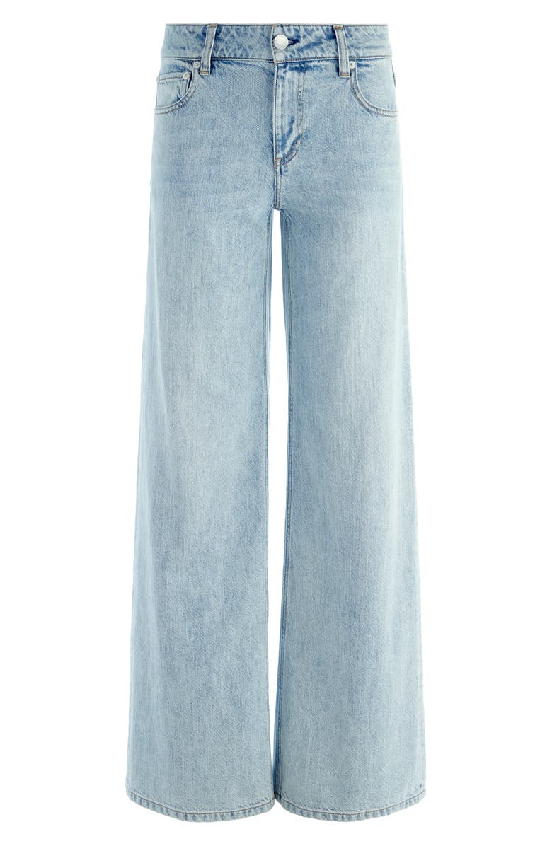 Alice + Olivia Trish Low Rise Baggy Jeans, Alternate, color, Rockstar Blue