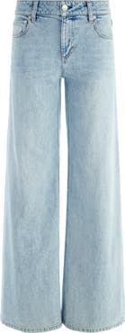 Alice + Olivia Trish Low Rise Baggy Jeans