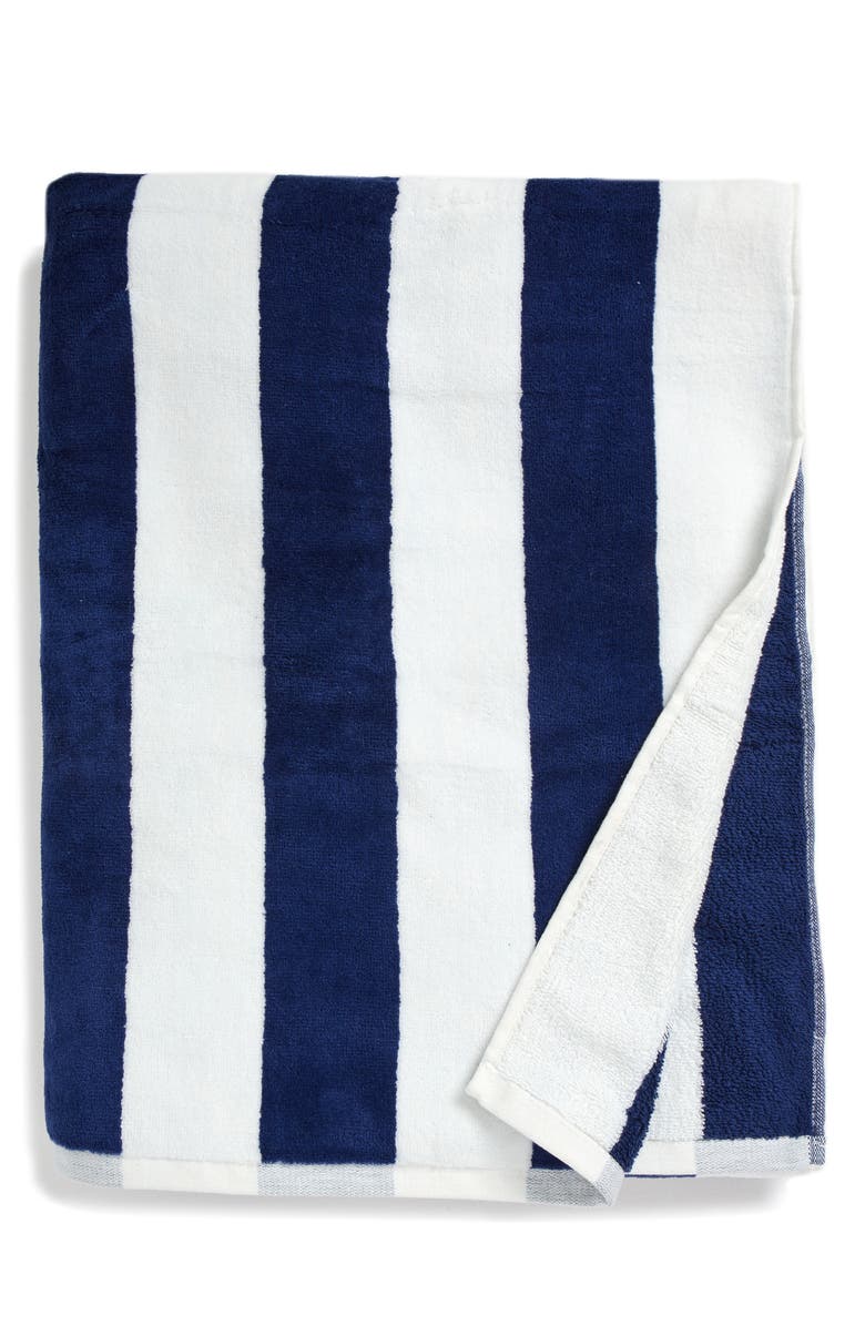 BUSINESS AND PLEASURE CO Havana Stripe Cotton Continental Beach Blanket, Main, color, 
