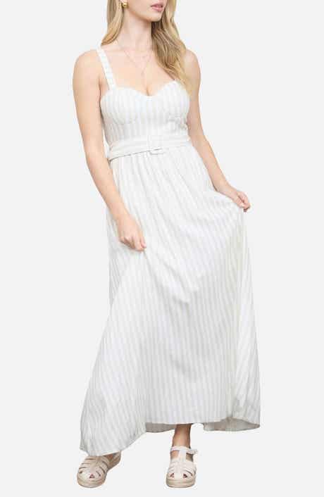Blu Pepper Stripe Sleeveless Dress