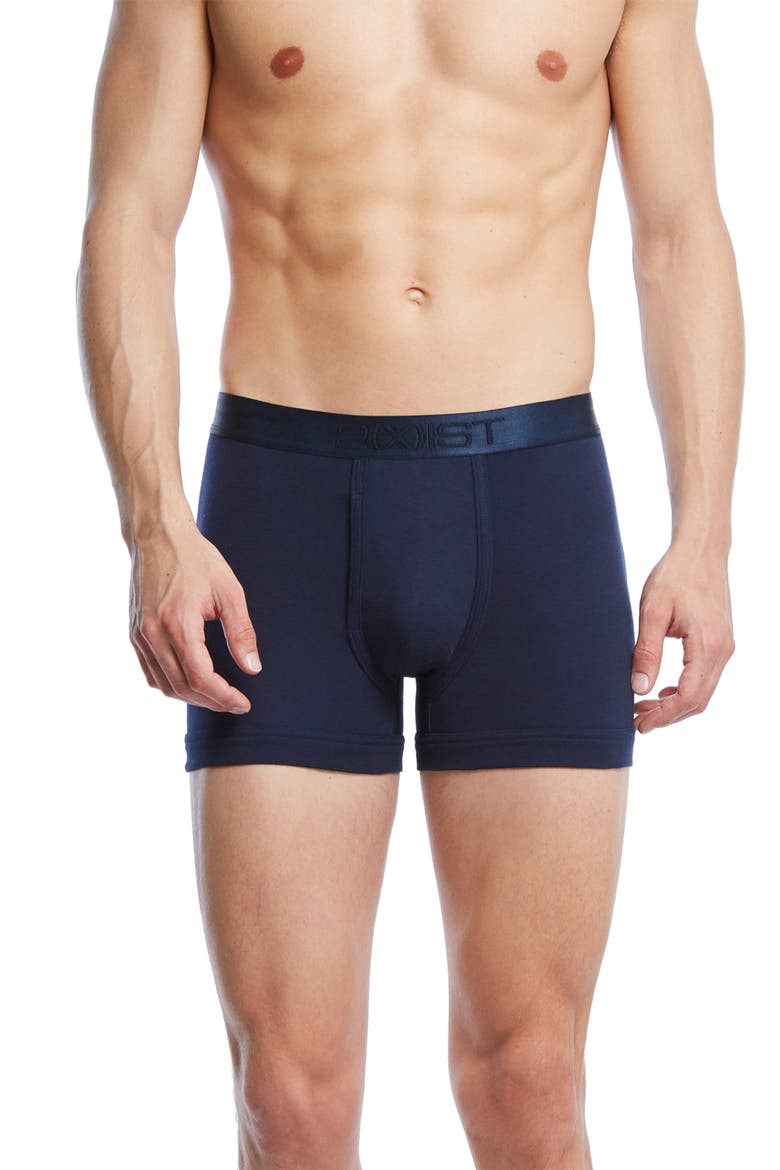 Pima Cotton Boxer Briefs, Main, color, NAVY BLAZER