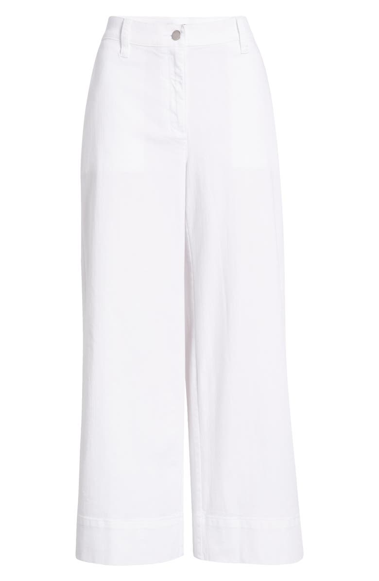 Eileen Fisher Ankle Wide Leg Jeans, Alternate, color, White