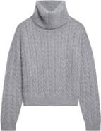Theory Cozy Cable Turtleneck Sweater