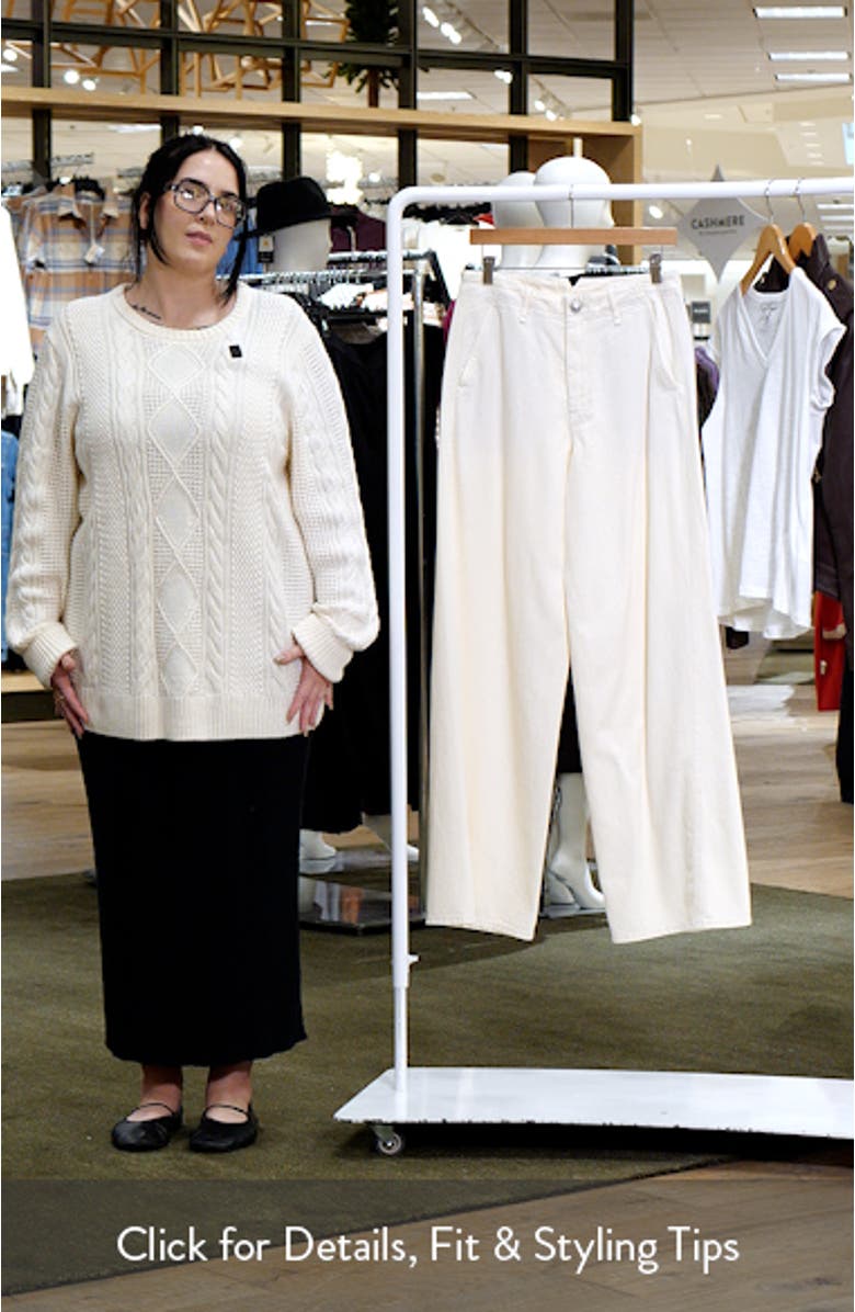 Tailored Sofie High Waist Wide Leg Jeans, sales video thumbnail