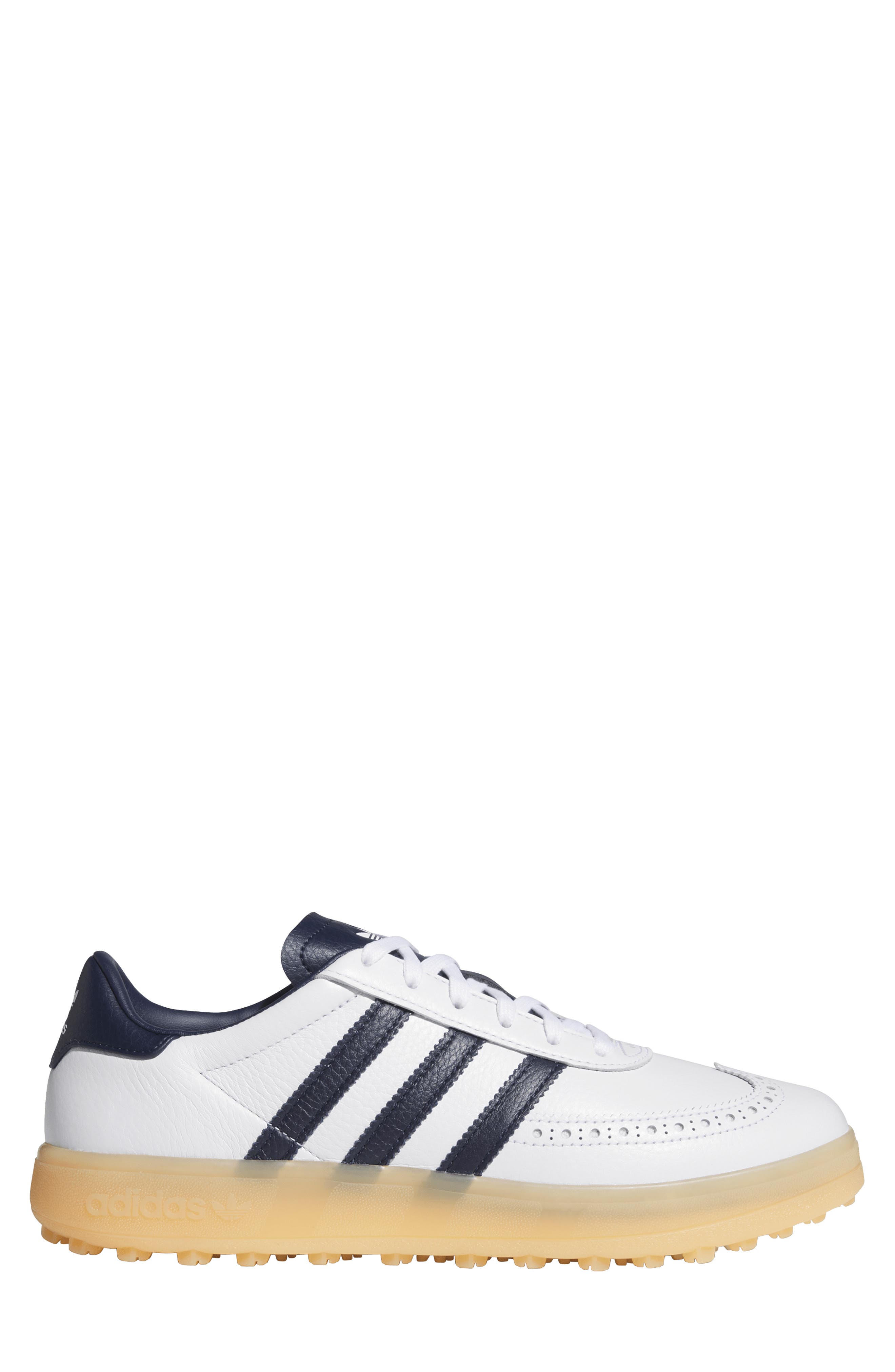 adidas Course Cup Spikeless Golf Sneaker, Alternate, color, White/ Indigo/ Gum