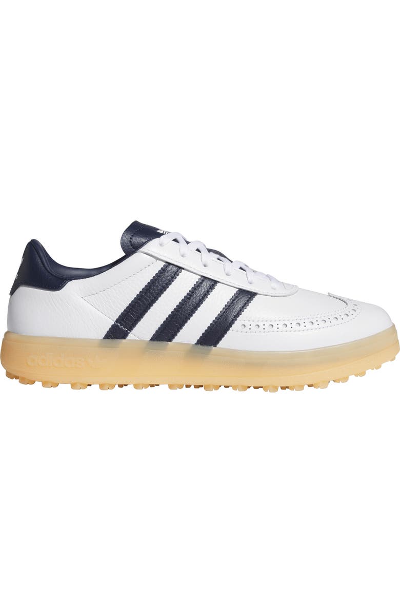 adidas Course Cup Spikeless Golf Sneaker, Alternate, color, White/ Indigo/ Gum