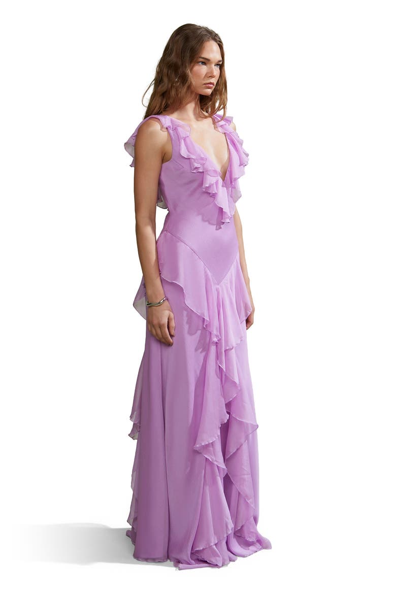 Estella Bias Gown, Alternate, color, Pink Dolphin