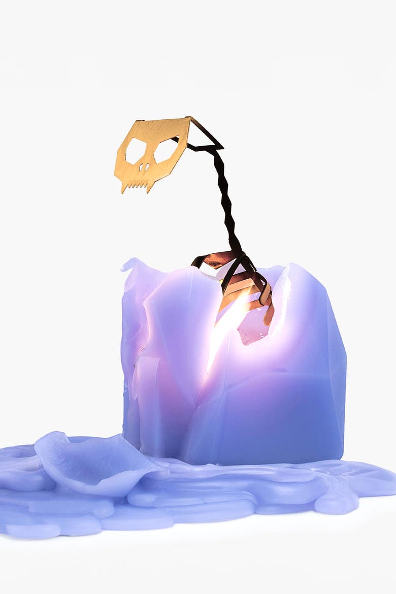 PyroPet Kisa Cat Candle, Alternate, color, Lavender