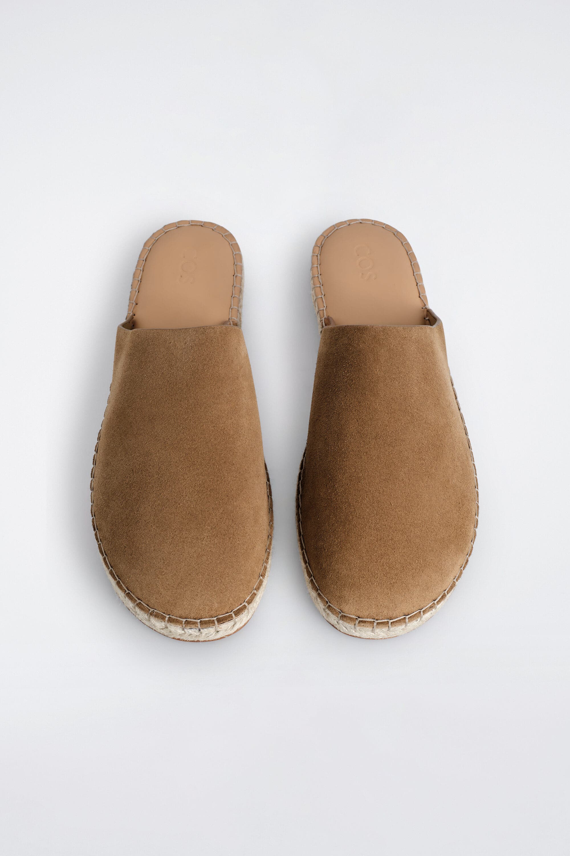 Split Suede Espadrille Mules, Alternate, color, TAN