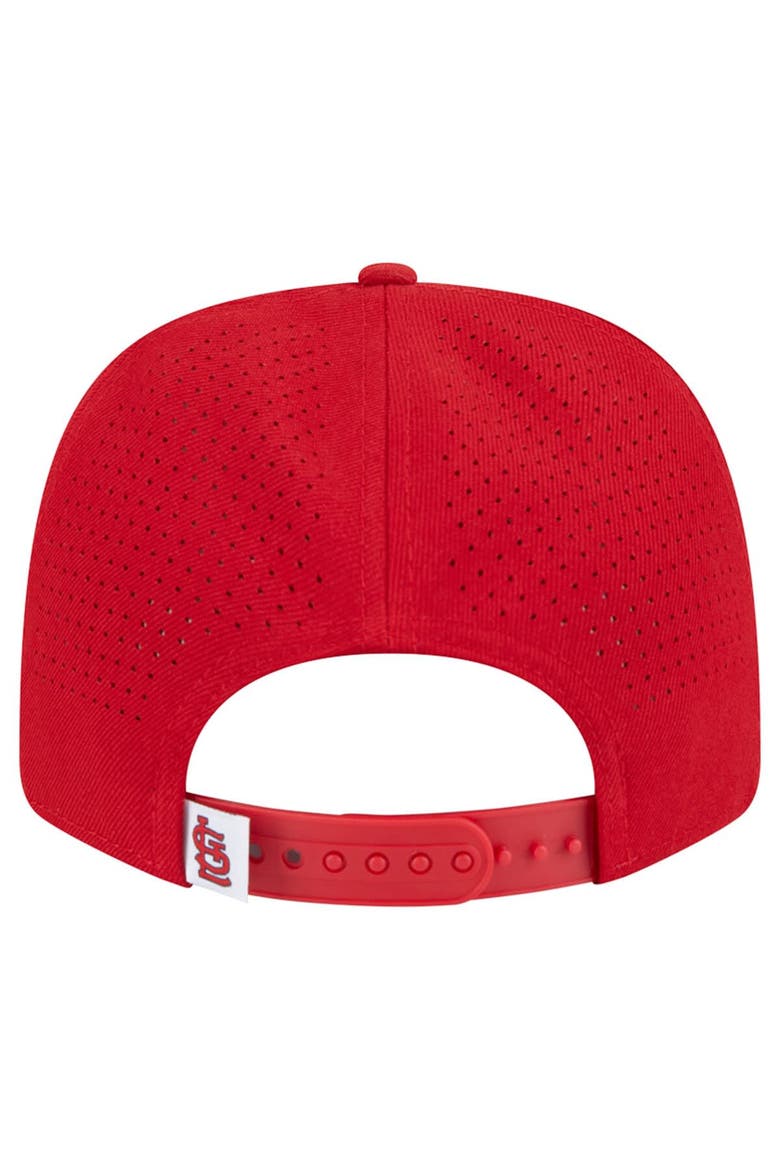 Men's New Era  Red St. Louis Cardinals Performance 9SEVENTY Adjustable Hat, Alternate, color, Red