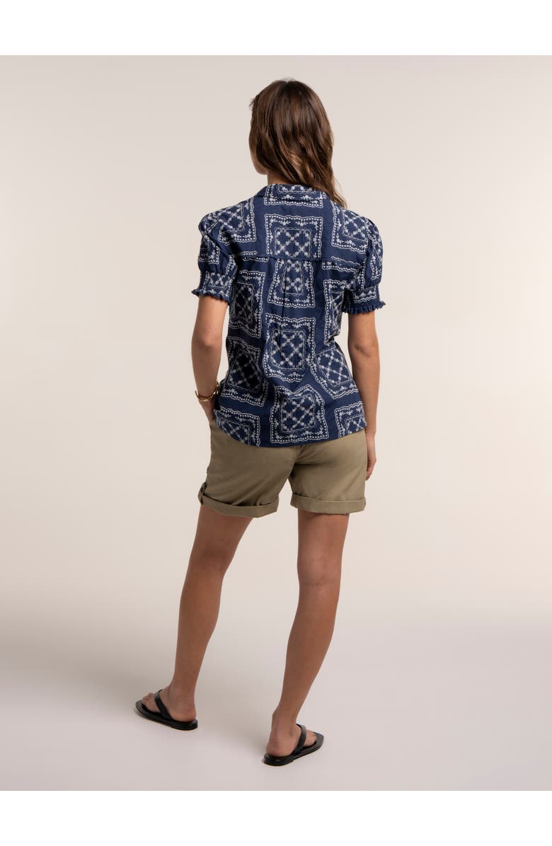 Brakeburn Marine Blouse, Alternate, color, Navy