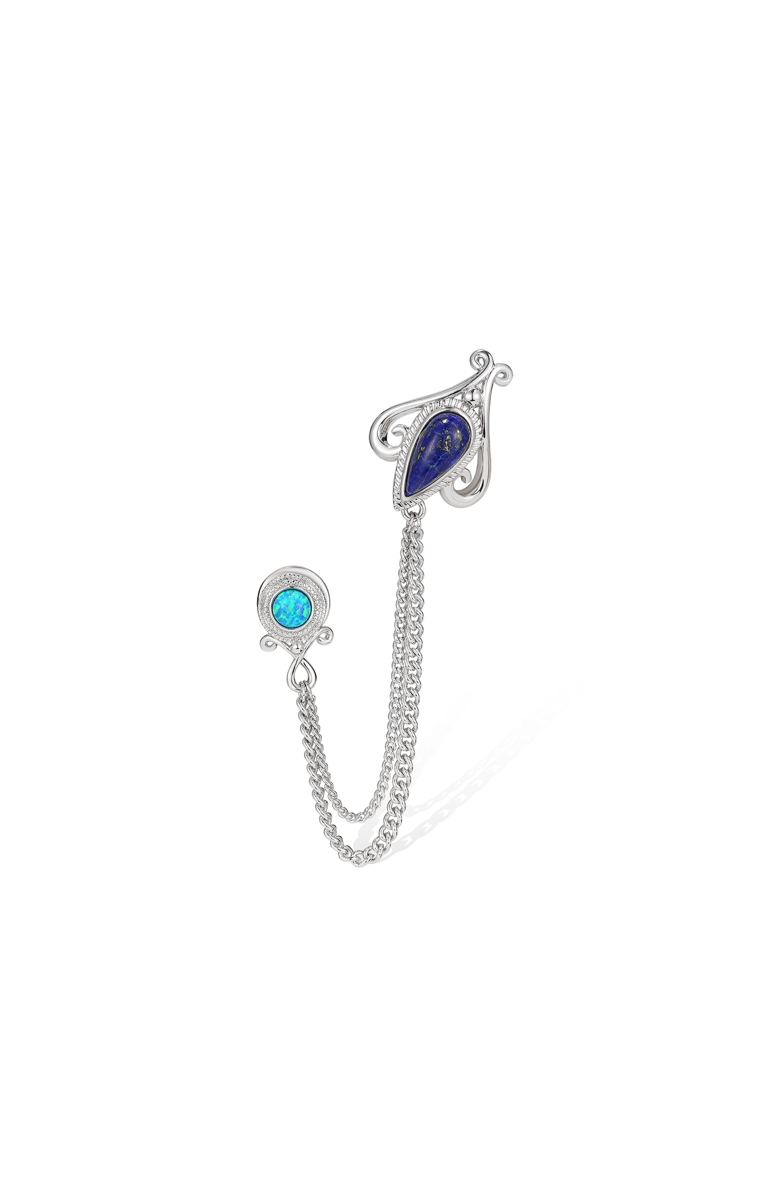 selected Sliver & Blue