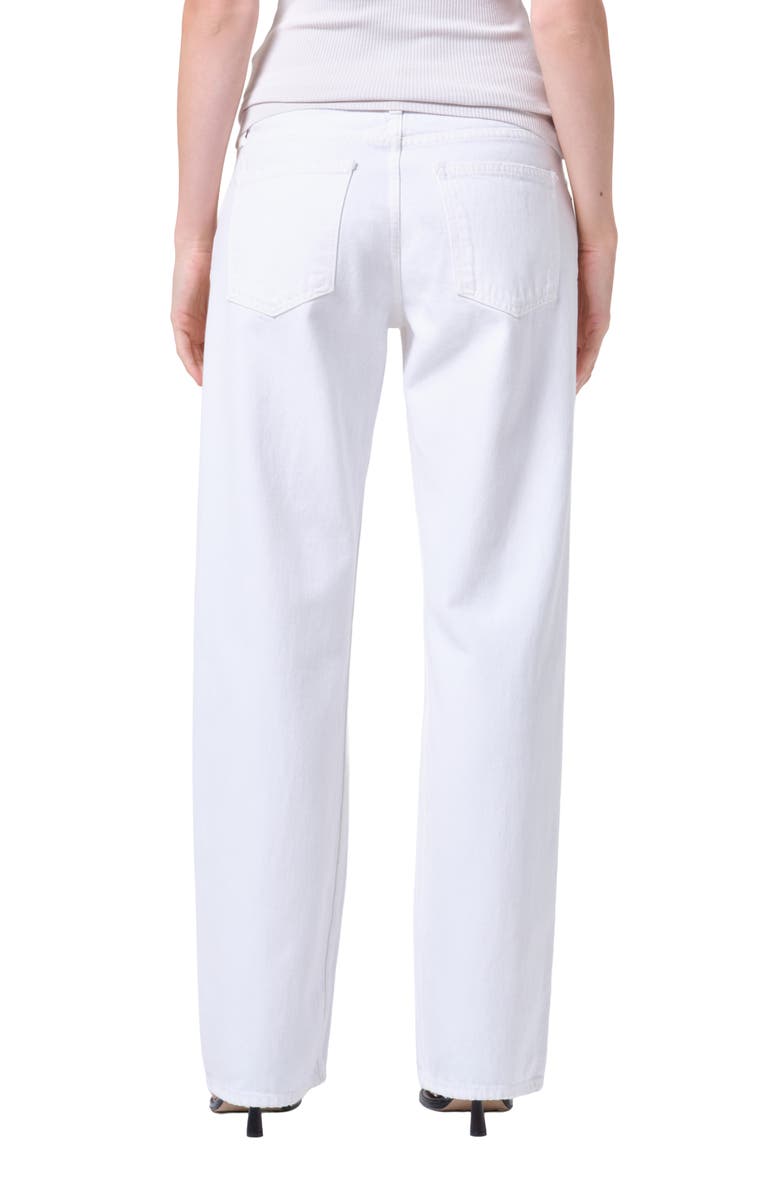 AGOLDE Low Rise Loose Fit Jeans, Alternate, color, Marshmallow Cloud