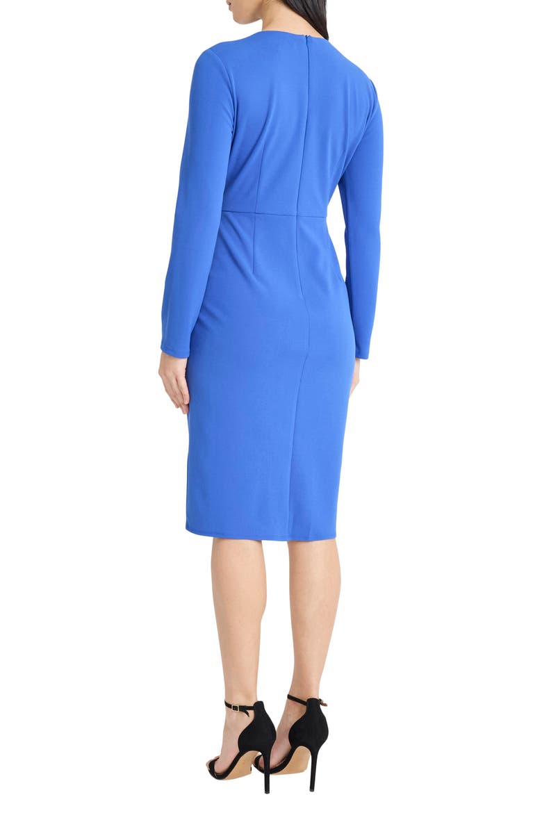 Long Sleeve Tulip Dress, Alternate, color, BEAUCOUP BLUE