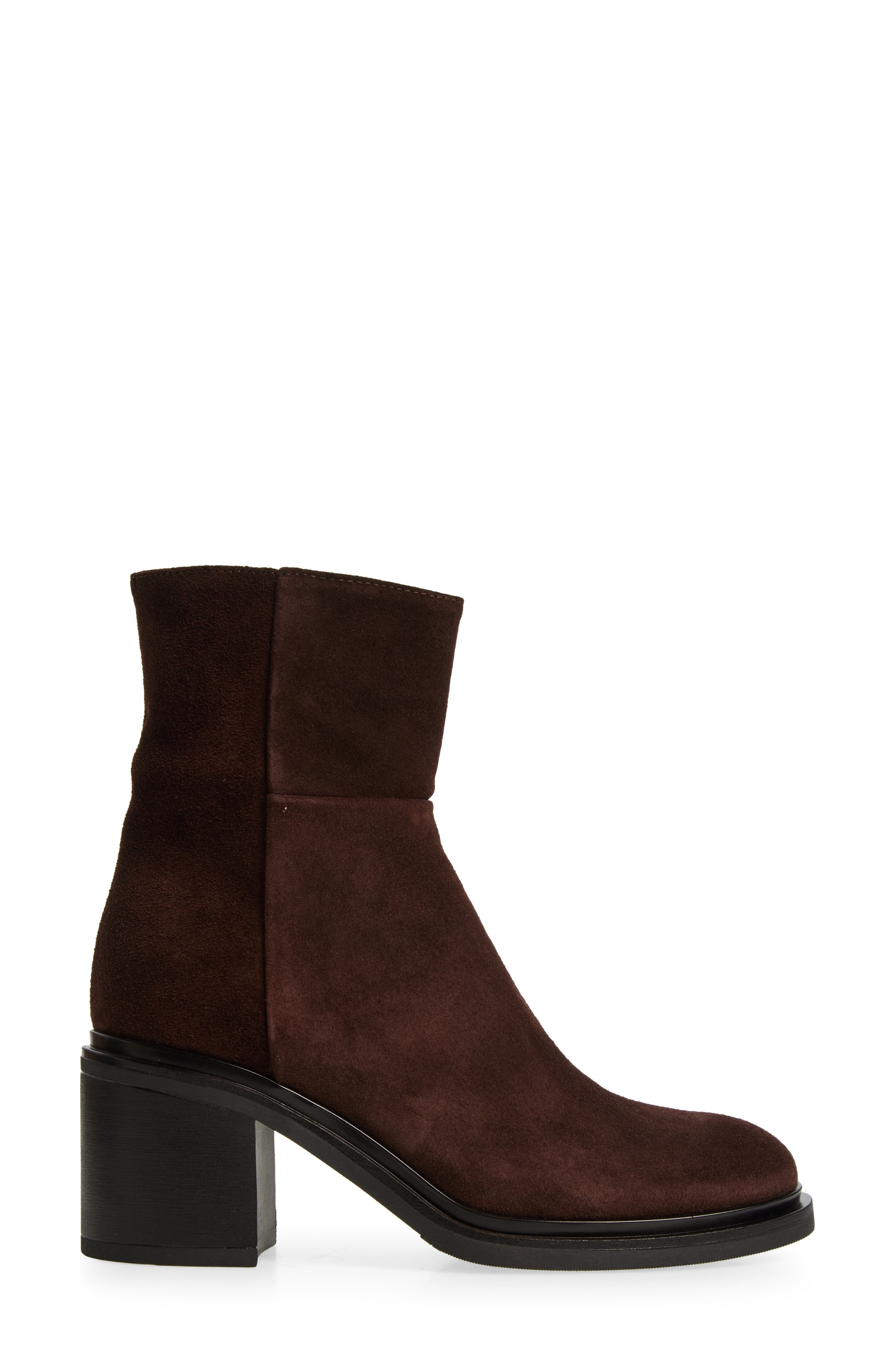 Cordani Brennen Genuine Suede Block Heel Bootie, Alternate, color, 