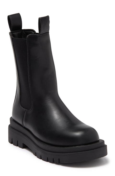 Chole Mid Faux Fur Lined Chelsea Boot