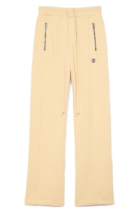 French Terry Wide Leg Sweatpants