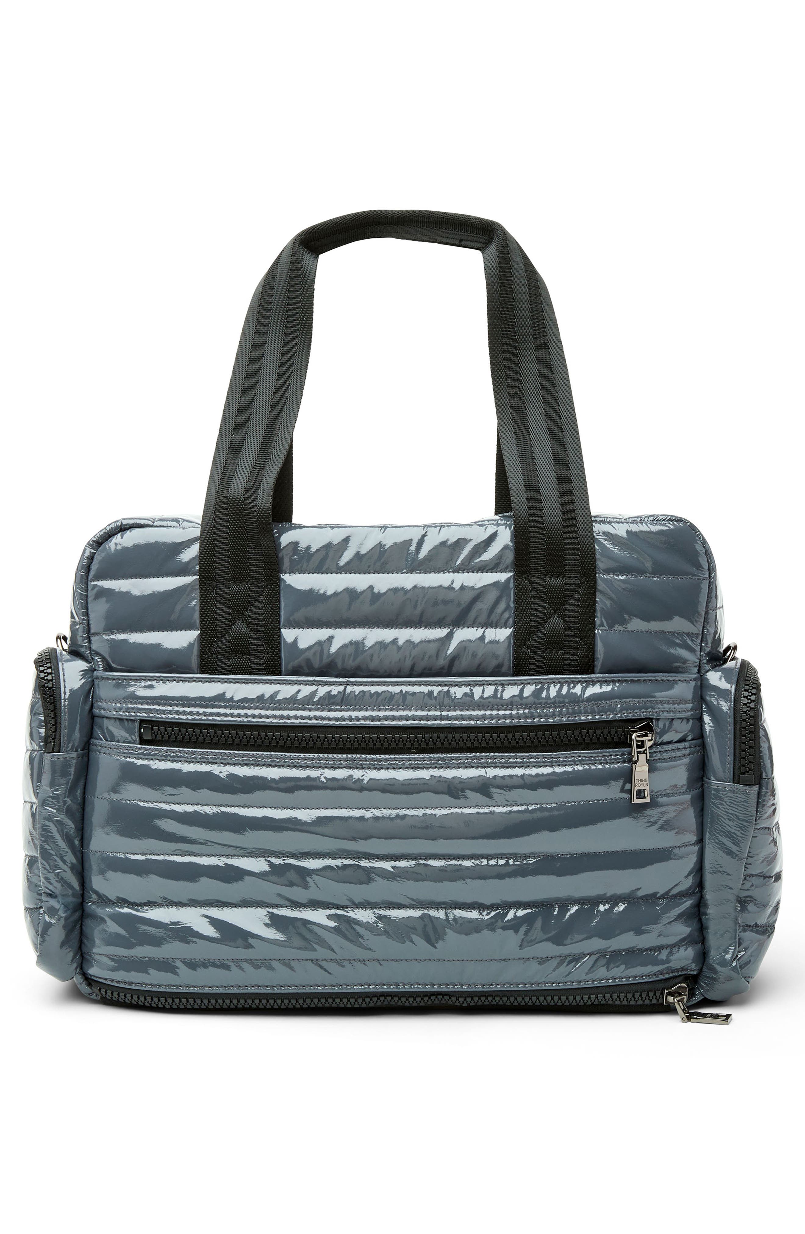 THINK ROYLN Voyager Travel Bag, Alternate, color, Carbon Patent